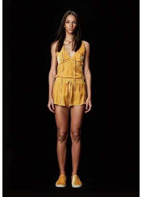 BLUSA VELUDO CURRY