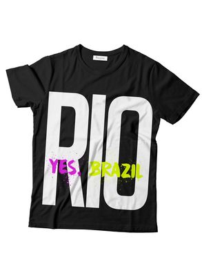 T-SHIRT RIO MALHA PRETA
