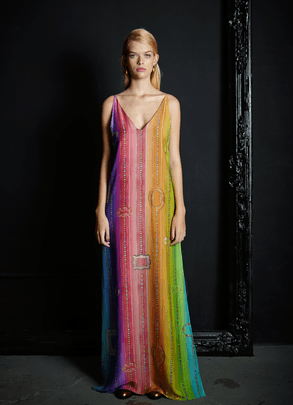 VESTIDO ALCA LONGO BUCKLES