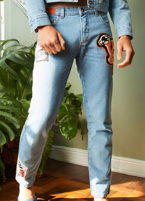 CALCA PATCHES JEANS