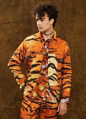 JAQUETA SLIM TIGRE