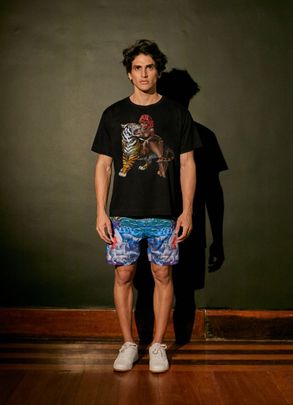 T-SHIRT SILK TIGRE