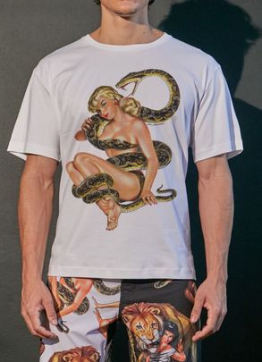 T-SHIRT SILK COBRA