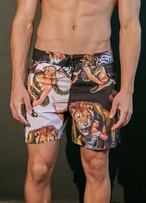 BERMUDA SURF PINUP